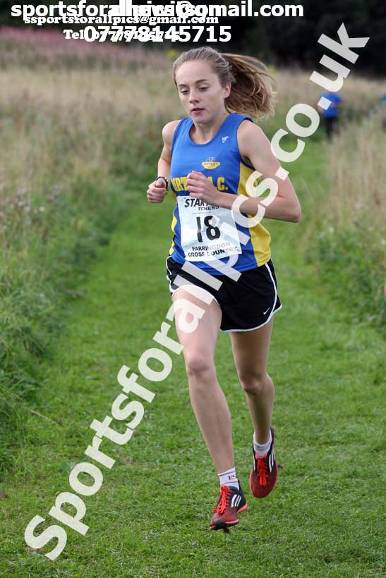 Senior womens relay, Sunderland Harriers Cross Country, Farrington, Sunderland. Photo: David T. Hewitson/Sports for All Pics
